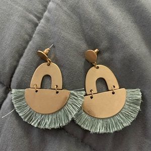 Tassel earring trio set